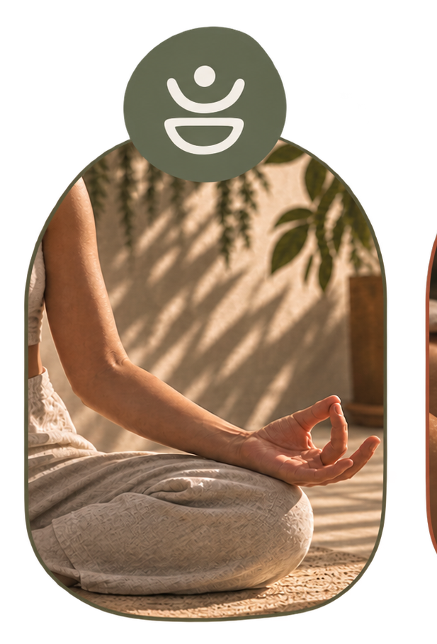 Práctica de yoga — mudra y presencia